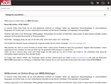 Tablet Screenshot of kugellagershop-duesseldorf.de